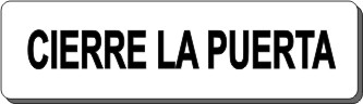 PLACAS para PUERTAS - Letrerox.com