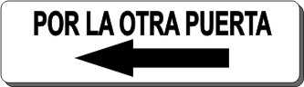 PLACAS para PUERTAS - Letrerox.com