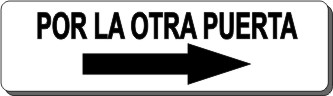 PLACAS para PUERTAS - Letrerox.com