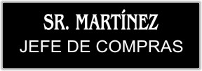 PLACA PARA PROFESIONALES - Letrerox.com