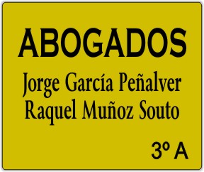 PLACA PARA PROFESIONALES - Letrerox.com